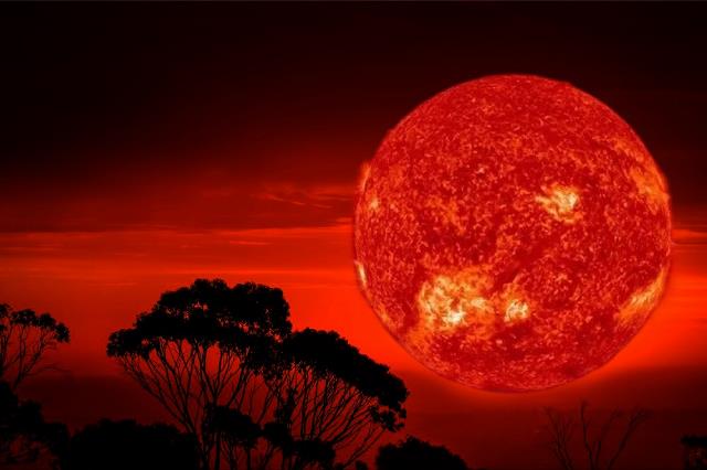 red giant sun