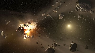 asteroid belt rocks